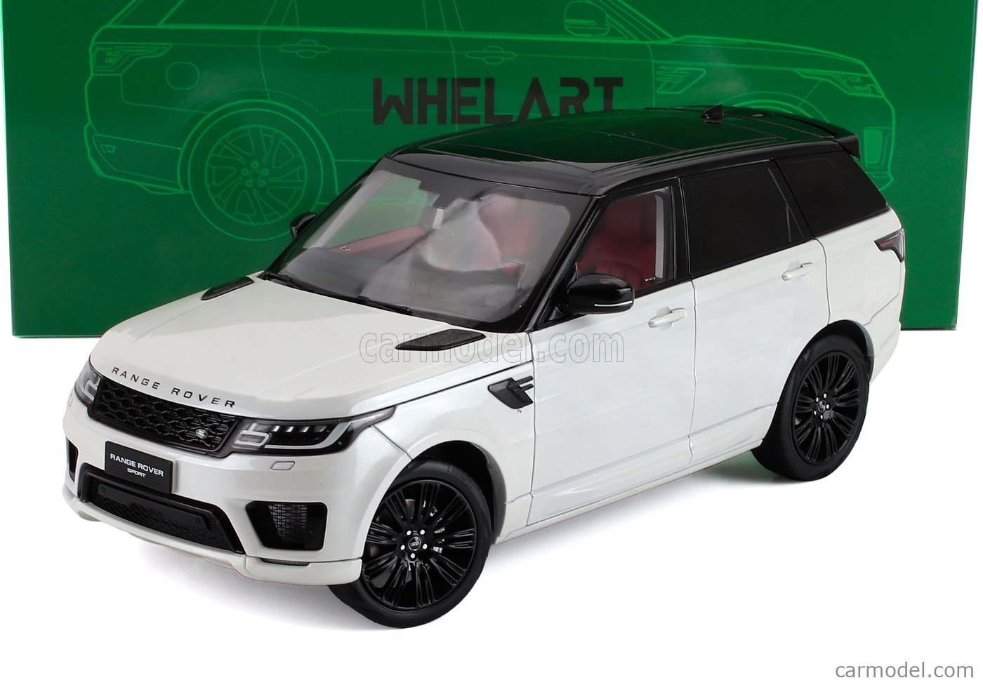 Whelart 1/18 ミニカー ダイキャストモデル 2014年モデル レンジローバー LAND ROVER - RANGE ROVER SPORT 2014 メタリックホワイト 左ハンドル仕様