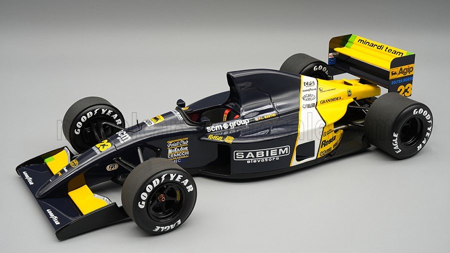 Tecnomodel テクノモデル 1/18 ミニカー レジン プロポーションモデル 1991年モナコGP ミナルディMINARDI - F1 M191 FORD No.23 MONACO GP 1991 PIERLUIGI MARTINI|ディー・ティー・ダブリュー
