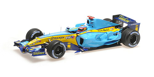 Minichamps 1/18 ミニカー ダイキャストモデル 2005年9月ブラジルGP 第3位 ワールドチャンピオン ルノー RENAULT F1 TEAM R25 FERNANDO ALONSO 3RD PLACE BRAZIL GP 2005 WORLD CHAMPION フェルナンド・アロンソ 最年少ワールドチャンピオン|ディー・ティー・ダブリュー