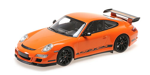 Minichamps ミニチャンプス 1/18 ミニカー ダイキャストモデル 2007年モデル ポルシェ PORSCHE - 911 997 GT3 RS COUPE 2007 オレンジ|ディー・ティー・ダブリュー