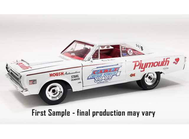 ACME 1/18 ミニカー ダイキャストモデル 1965年モデル プリムス Plymouth Belvedere II *Don Grotheer* Super Stock 1965