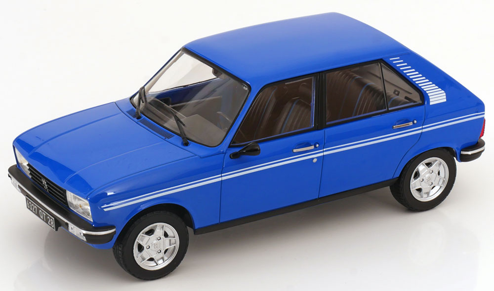 Norev ノレヴ 1/18 ミニカー ダイキャストモデル 1981年モデル プジョー PEUGEOT - 104 S 1981 - IBIS BLUE ブルー
