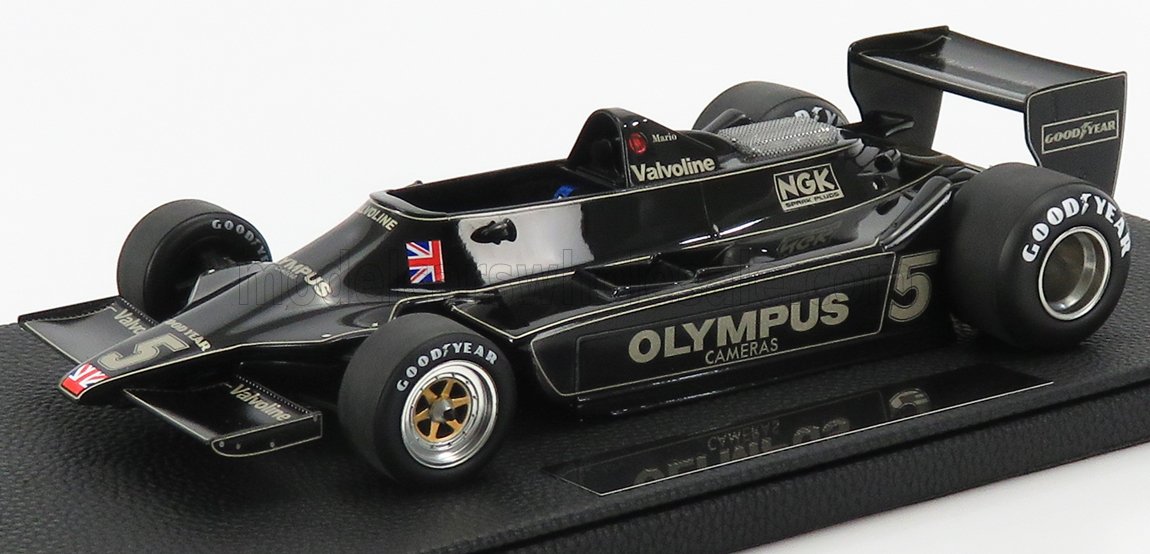 GP Replicas 1/12 ミニカー レジン プロポーションモデル 1978年フランスGP 優勝モデル ロータス LOTUS - F1 79 JPS No.5 WORLD CHAMPION WINNER FRANCE GP 1978 MARIO ANDRETTI マリオ・アンドレティ ドライバーフィギュア付き