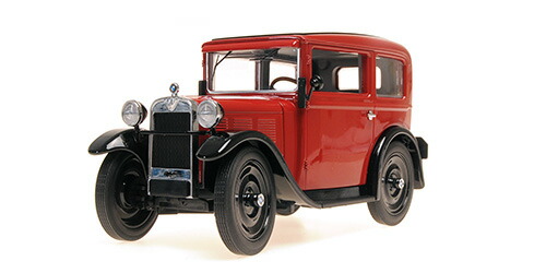 Minichamps ミニチャンプス 1/18 ミニカー ダイキャストモデル 1928年モデル BMW ディクシー DIXI 1928 ダークレッド｜ディー・ティー・ダブリュー