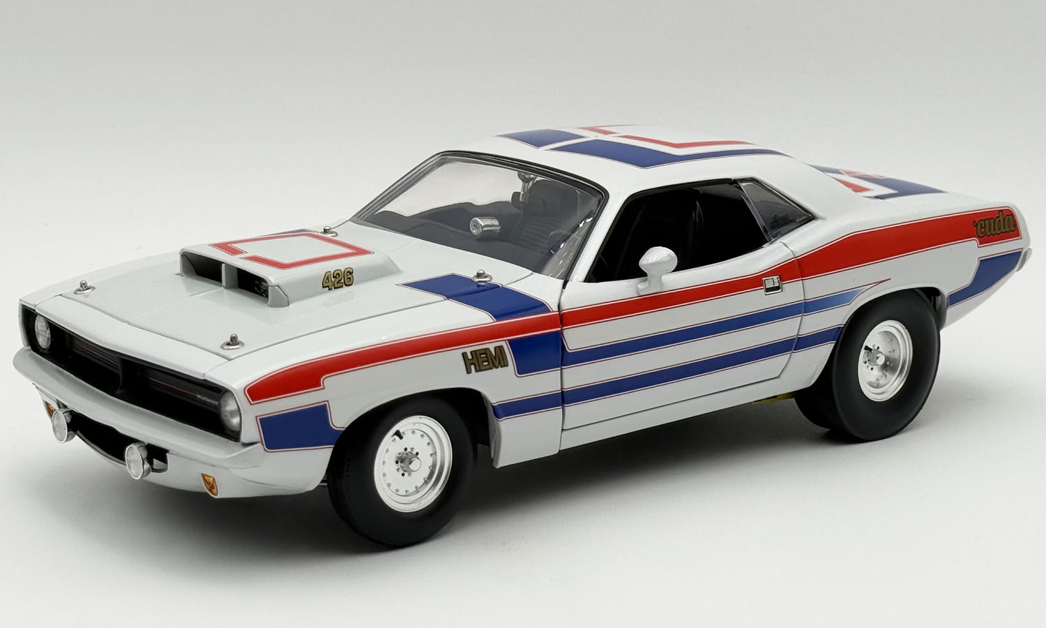 ACME 1/18 ミニカー ダイキャストモデル 1970年モデル プリムス Plymouth HEMI Cuda 1970 - Street Machine｜ディー・ティー・ダブリュー