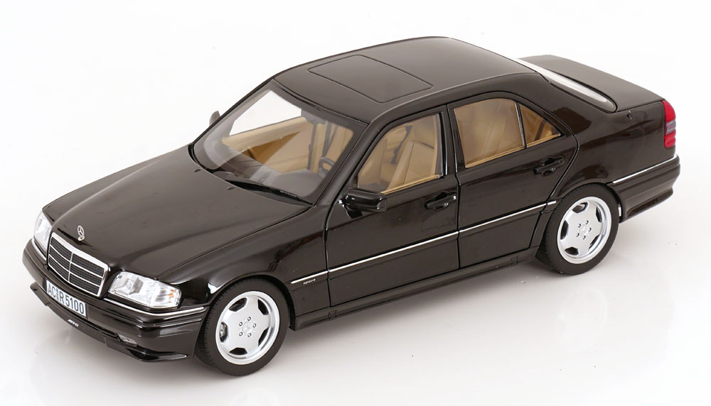 Norev ノレヴ 1/18 ミニカー ダイキャストモデル 1993年モデル メルセデスベンツ MERCEDES BENZ - C-CLASS C36 AMG (W202) 1993 Obsidian Black ブラックメタリック