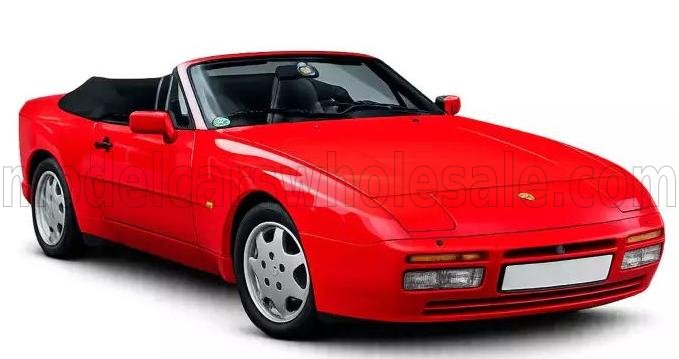 Norev ノレヴ 1/18 ミニカー ダイキャストモデル 1989年モデル ポルシェ PORSCHE 944 S2 カブリオレ 1989 ガーズレッド