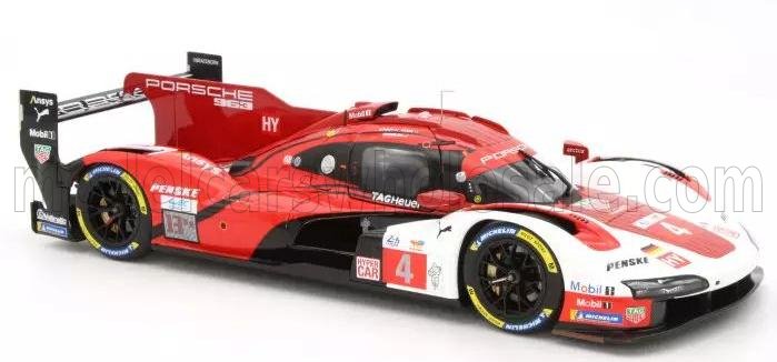 Norev ノレヴ 1/18 ミニカー ダイキャストモデル 2025年ルマン24時間 第8位 ポルシェ PORSCHE - 963 9RD 4.6L TURBO V8 TEAM PORSCHE PENSKE MOTORSPORT No.4 8th 24h LE MANS 2025 FELIPE NASR - NICK TANDY - PASCAL WEHRLEIN|ディー・ティー・ダブリュー