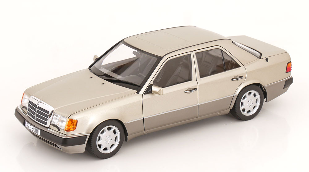 Mercedes Benz AG ディーラーアクセサリーモデル Norev ノレヴ 1/18 ミニカー ダイキャストモデル 1991-1993年モデル メルセデスベンツ MERCEDES BENZ - E-CLASS 500E (W124) 1991-1993 - SMOKE SILVER スモークシルバーメタリック