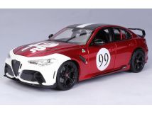 日本未発売モデル Burago 1 18 ミニカー ダイキャストモデル 2020年モデル アルファロメオ ALFA ROMEO GIULIA GTAm No.99 Racing Alfa Red