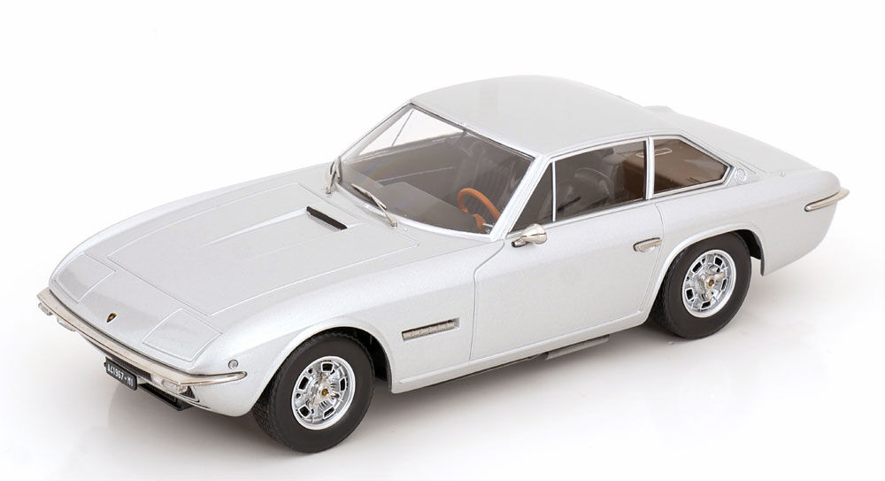 KK Scale 1/18 ミニカー ダイキャストモデル 1969年モデル ランボルギーニ イスレロ LAMBORGHINI - ISLERO S 1969 シルバー｜ディー・ティー・ダブリュー