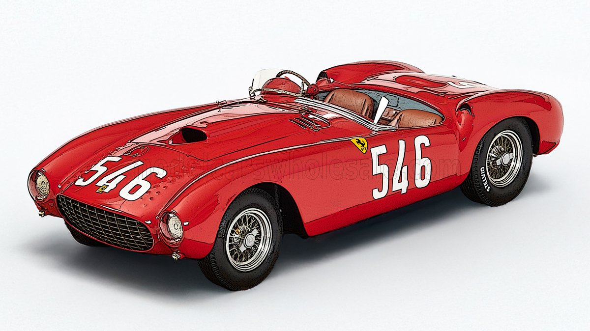 CMC 1/18 ミニカー ダイキャストモデル 1954年ミッレミリア フェラーリ FERRARI - 375MM SPIDER No.546 MILLE MIGLIA 1954 PIERO SCOTTI