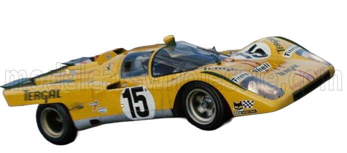 Top Marques 1/18 ミニカー レジン プロポーションモデル 1971年ルマン24時間 フェラーリ FERRARI - 512M ch.1002 TEAM ESCUDERIA MONTJUICH No.15 24h LE MANS 1971 NINO VACCARELLA - JOSE' JUNCADELLA