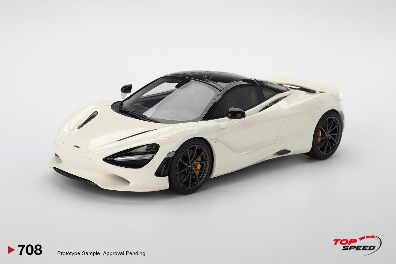 Top Speed 1/18 ミニカー レジン プロポーションモデル 2024年モデル グランプリ マクラーレン McLAREN - 720S 2024 ホワイト