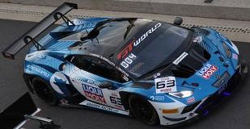 Spark 1/18 ミニカー レジン プロポーションモデル 2025年SPA 24時間 優勝モデル ランボルギーニ LAMBORGHINI - HURACAN GT3 EVO II TEAM GRASSER RACING No.63 WINNER 24h SPA 2025 MIRKO BORTOLOTTI - LUCA ENGSTLER - JORDAN PEPPER