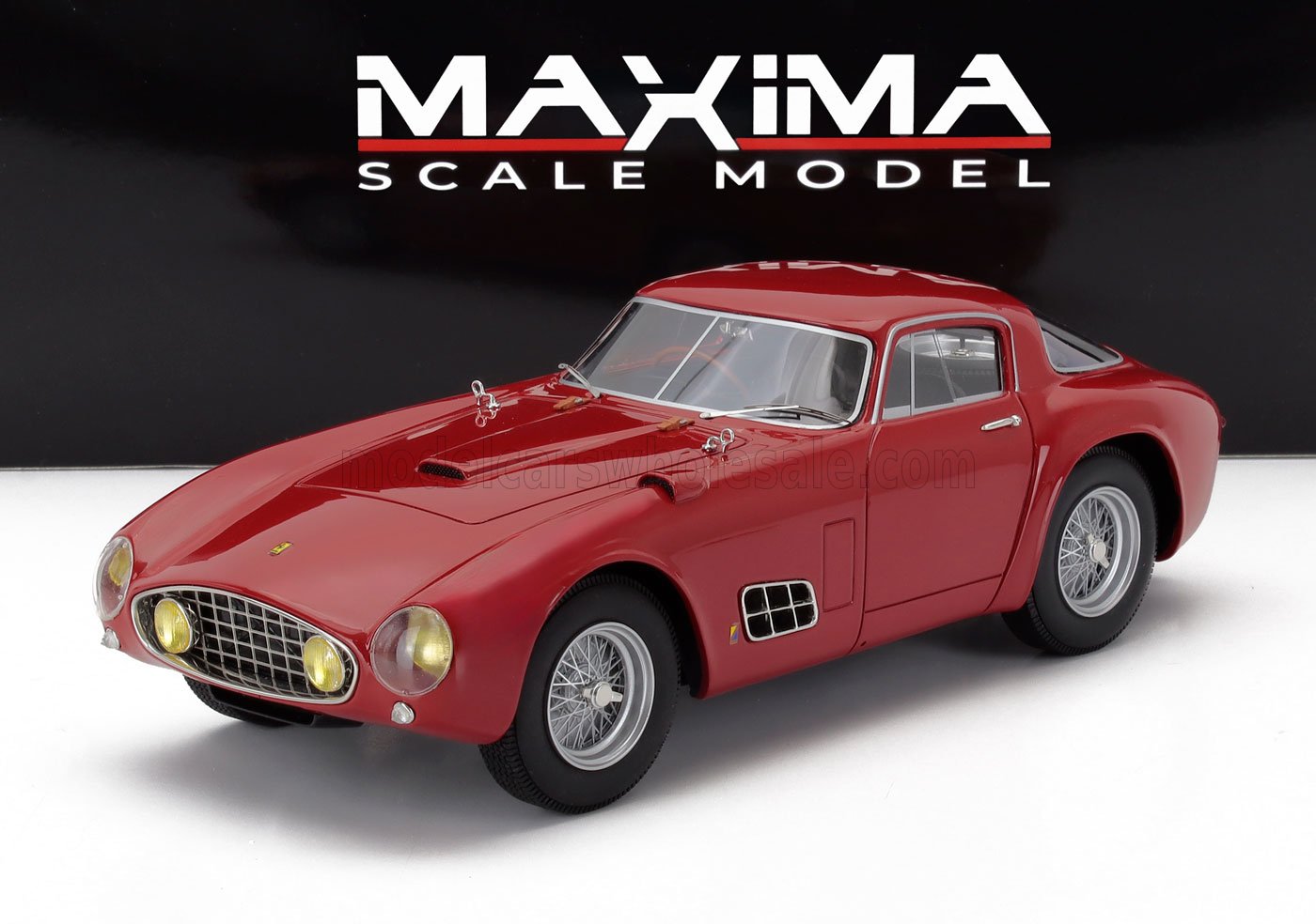 日本未発売モデル Maxima 1/18 ミニカー レジン プロポーションモデル 1955年モデル フェラーリ FERRARI 410S BERLINETTA BY SCAGLIETTI sn0594CM 1955 レッド 28,786円