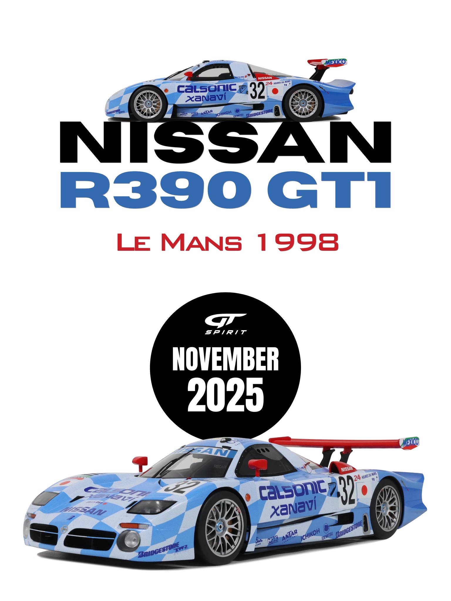1/18 オートアート 日産 R390 GT11998年 ル・マン24時間レース 1/18 オートアート 日産 R390 GT11998年 ル・マン24時間レース 1