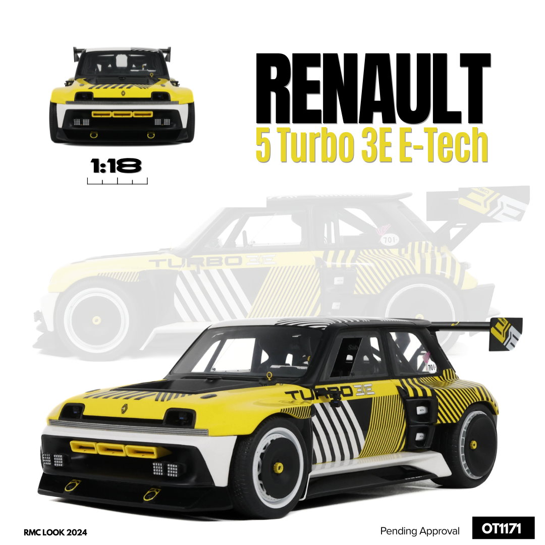 Otto Mobile otm1171 オットモビル 1/18 ミニカー レジン プロポーションモデル 2024年モデル ルノー RENAULT - R5 TURBO 3E E-TECH 2024|ディー・ティー・ダブリュー
