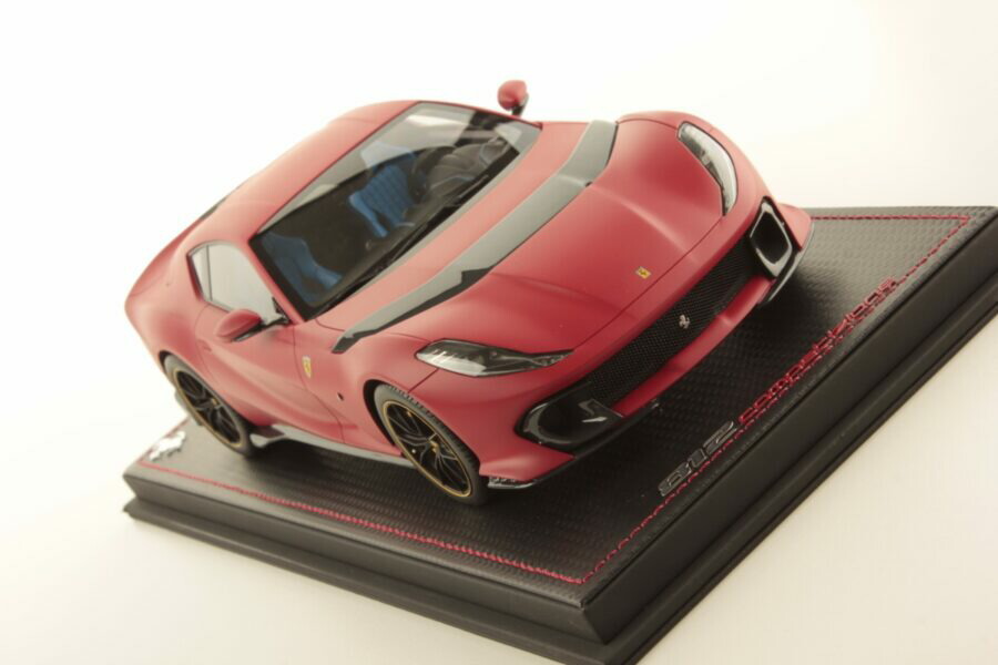 MR Collection 1/18 ミニカー レジン プロポーションモデル 2021年モデル フェラーリ FERRARI - 812 COMPETIZIONE 2021 Rosso F1 75 Matt マットレッド|ディー・ティー・ダブリュー