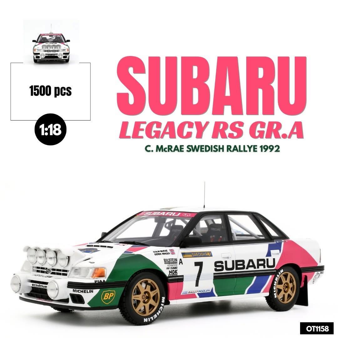 京商　OTTO オットー　スバルレガシィ　グループa group A 1/18 京商 ミニカー | OttO mobile 1/18 スバル レガシィ RS Gr.A