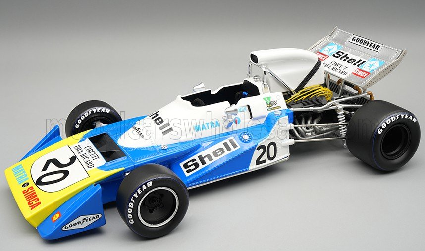 Tecnomodel テクノモデル 1/18 ミニカー レジン プロポーションモデル 1971年フランスGP マトラ MATRA - F1 MS120B No.20 FRANCE GP 1971 CHRIS AMON|ディー・ティー・ダブリュー