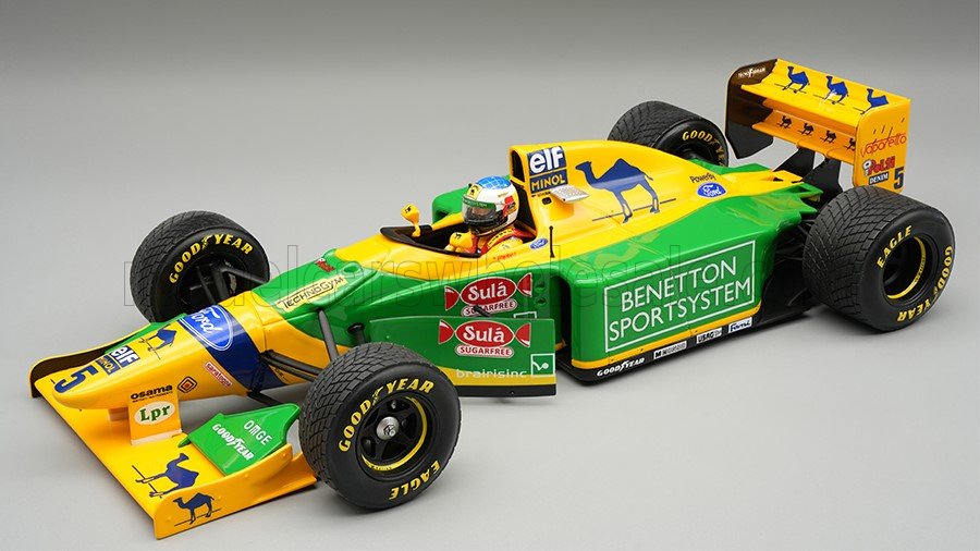 楽天市場】テクノモデル 1/18 ベネトン B192 No.19 1992 F1 ベルギーGP