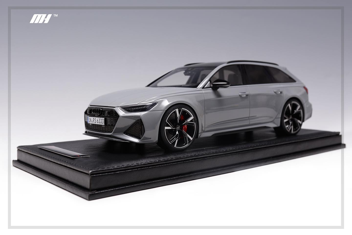 Motorhelix 1 18 ミニカー レジン プロポーション好例 2020年代モデル アウディ A6 Rs6 C8 Nardo Grey グレーメタリック アクリル絵の具箱お傍 Rootstour It