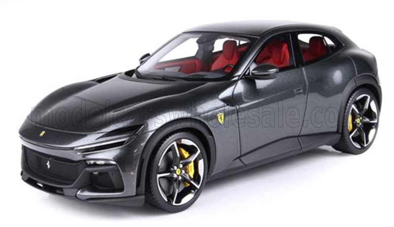 BBR 1/18 ミニカー ダイキャストモデル 2022年モデル フェラーリ FERRARI - PUROSANGUE SUV 2022 - アップスケールパッケージ NERO PUROSANGUE ブラックメタリック