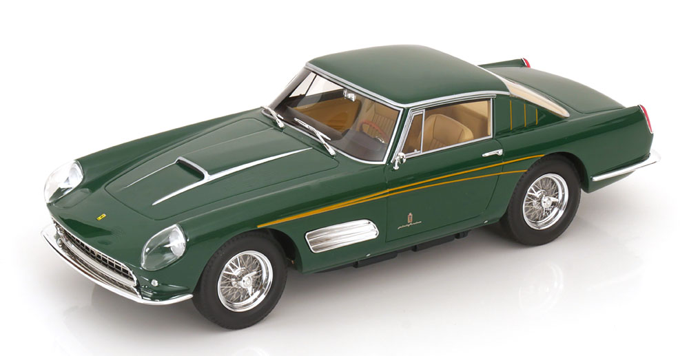 Maxima 1/18 ミニカー レジン プロポーションモデル 1958年モデル フェラーリ FERRARI - 410 SUPERAMERICA SERIES III PININFARINA COUPE 1958 グリーン