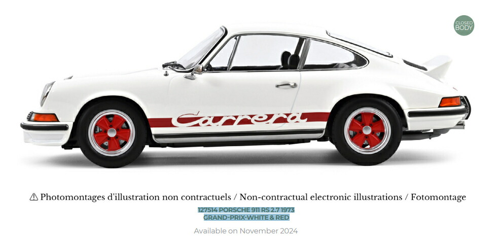 NOREVノレブ 1/12 ポルシェ 911 RS 1973 ホワイト/グリーン 楽天市場】ノレブ 1/12 ポルシェ 911 RS 2.7 1973 ホワイト