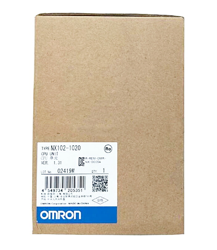 オムロン omron NX102-1020 中央処理装置社会的単位