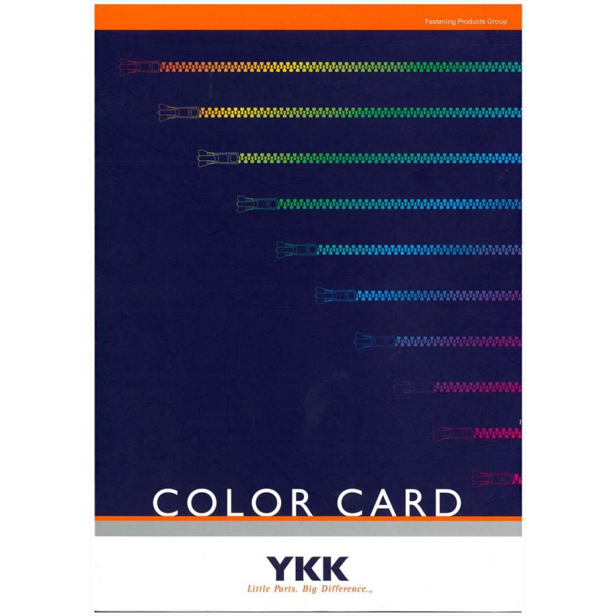 YKKファスナー色見本帳 582色 YKKカラーチャート I-1 8,793円