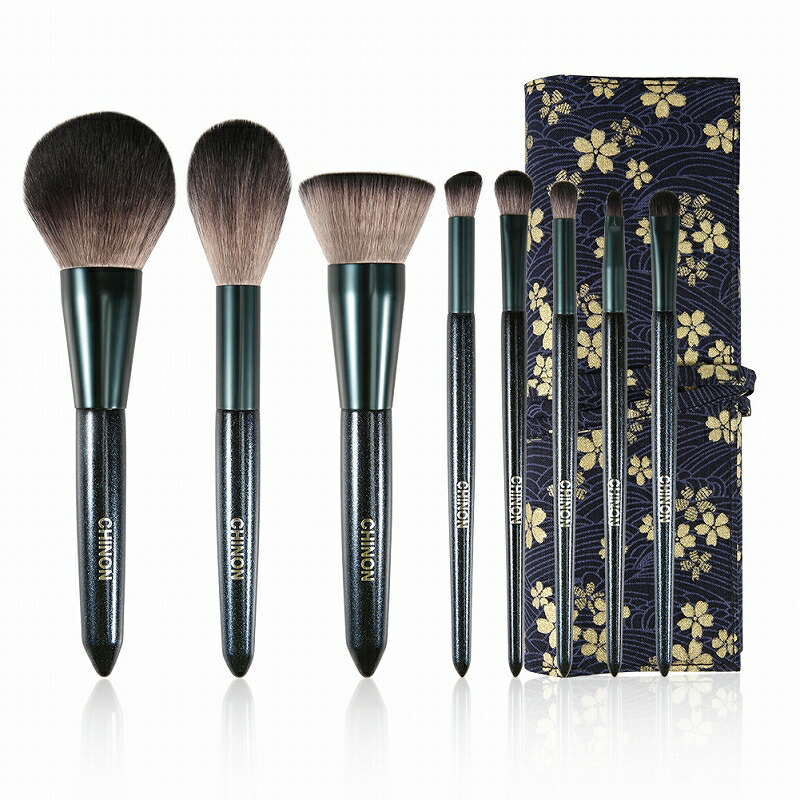 希少★新品未使用★DOLCE&GABBANA 手帳型メイクブラシケース NISHIKIN 錦尚金 ニシキン ミニメイクブラシ 5本セット ケース