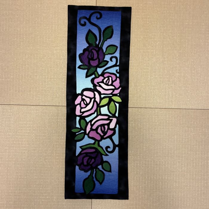 楽天市場】ローズ スクエアステンドグラスキルト キットLazo