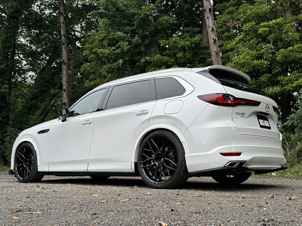 MAZDA マツダ CX-80 エアロオーバーワイドフェンダー ディーゼルハイブリッド車／PHEV車専用　※フロント：ダックスガーデンフロントアンダースポイラー/リア：メーカーオプションリアアンダーガーニッシュ（K50AV49C0）装着車用