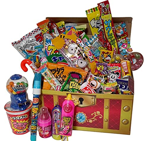 ポップな楽しいお菓子2点入り 駄菓子 合計40点 詰め合わせ セット クリスマス ハロウィン プレゼント ぴきしぇも 宝箱 (キングダム)画像