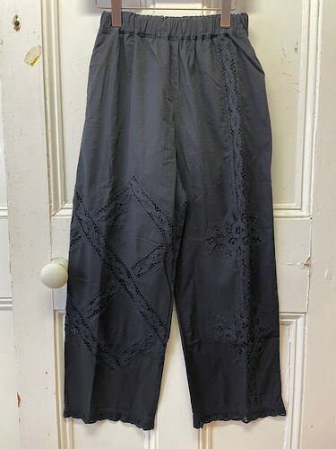 doux bleu バテンレースパンツ 2625-068|Due 店