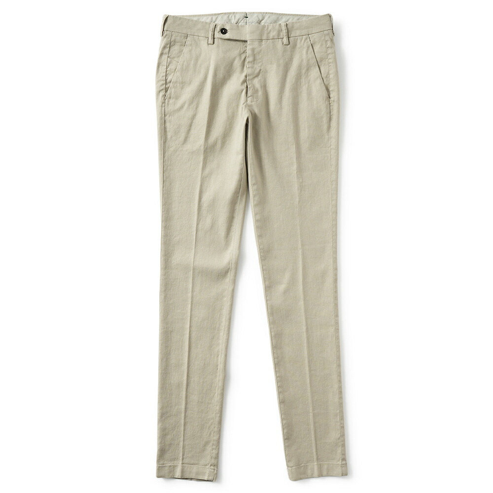 BERWICH ベルウィッチ JMORELLO-GD-OL0621X リネン・コットン・ポリウレタン ガーメントダイ パンツ BEIGE