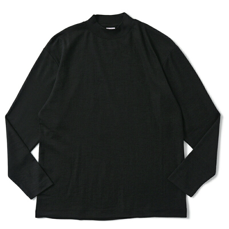 GICIPI ジチピ 2510A PROCIONE LANA SETA プロチョーネ クルーネックウール・シルク混ニットソー Nero｜DUE