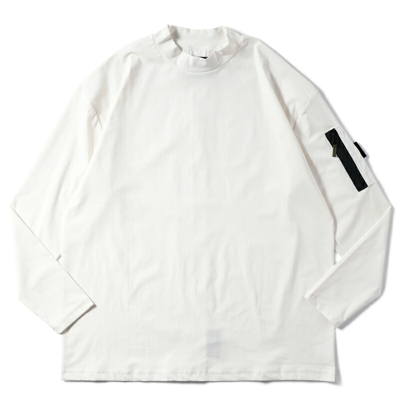 junhashimoto ジュンハシモト JH+ TECK MOCK NECK テックモックネック 1102420035 WHITE