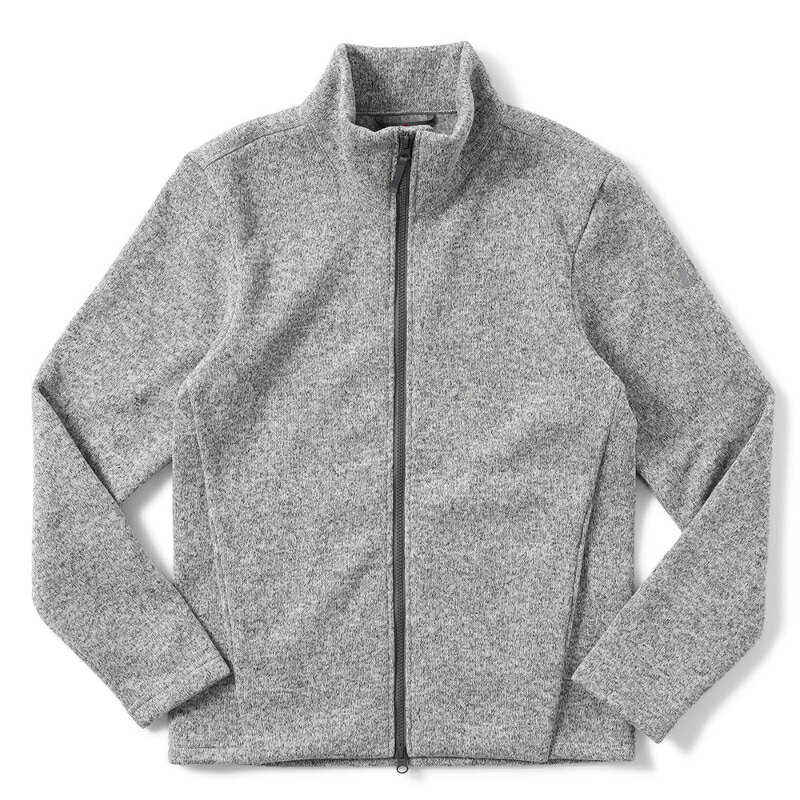 POUTNIK THE URBAN TRAVELER BY TILAK ポートニック ティラック Monk Zip Sweater モンクジップセーター LIGHT GRAY MELANGE