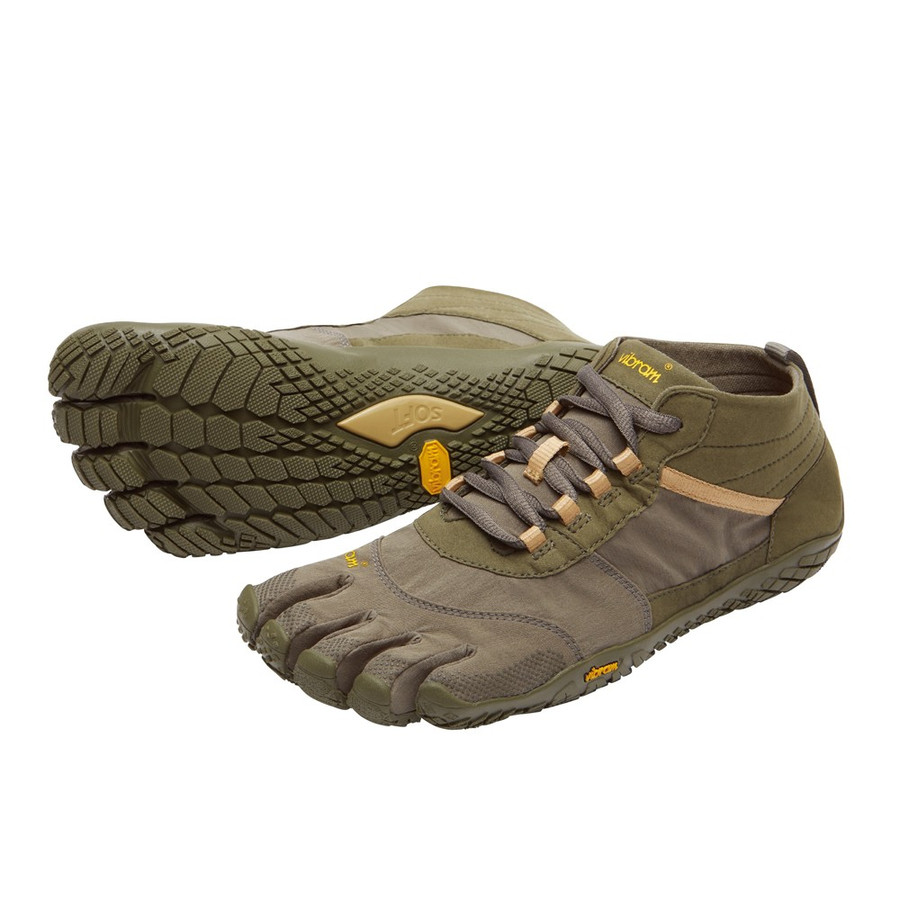 ビブラムファイブフィンガーズ V-TREK 5本指 シューズ メンズ 登山 トレッキング ハイキング Vibram FiveFingers 18M7402 Military-Dark Grey / ミリタリー-ダークグレイ 五本指 トレーニング ランニング 靴