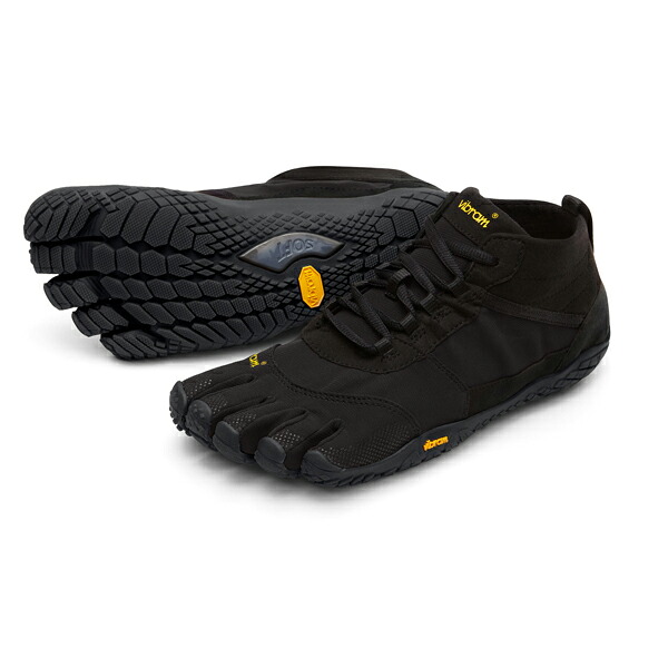 Vibram FiveFingers ビブラムファイブフィンガーズ V-TREK 19M7401 5本指シューズ ハイキング トレッキング用 メンズ スニーカー 靴 Black ブラック|スポーツダグアウト