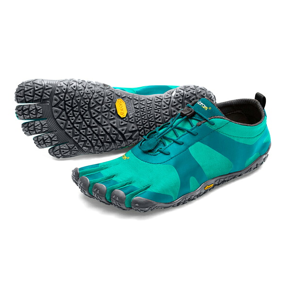 ビブラムファイブフィンガーズ V-ALPHA 5本指 シューズ 靴 レディース トレッキング ハイキング トレーニング ランニング Vibram FiveFingers 19W7102 Teal Blue / ブラック 19W7102 五本指 5本指シューズ 靴 スニーカー 女性|スポーツダグアウト