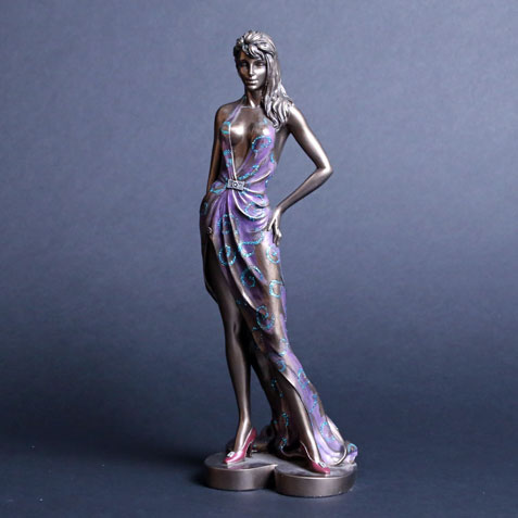 楽天市場】青銅 置物 ブロンズ像 アフリカ民芸 オブジェ 銅像 高さ