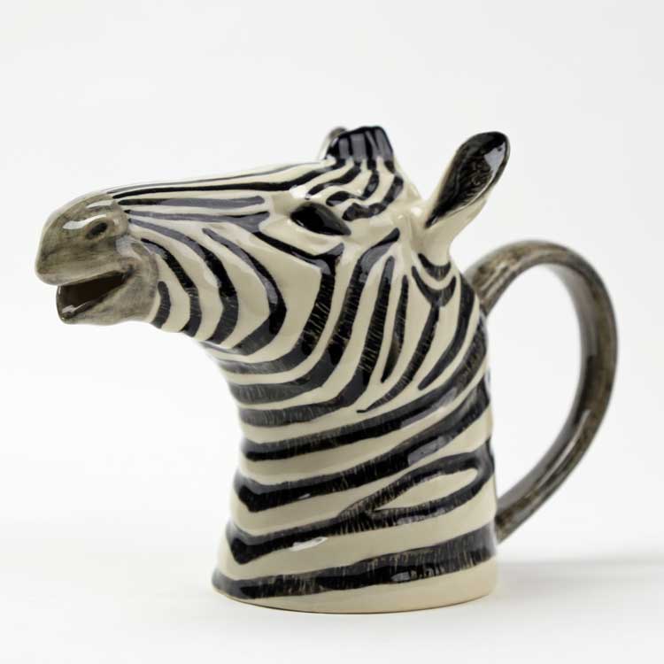 【P10倍】【在庫限り】 Quail Ceramics クエールセラミックス 英国ブランド Zebra Jug シマウマのジャグ グッズ ジャグ 水差し 花瓶 挿し 雑貨 シマウマ ゼブラ 置物 北欧 陶器 プレゼント 誕生日 記念日 引っ越し祝いギフト 海外インテリア