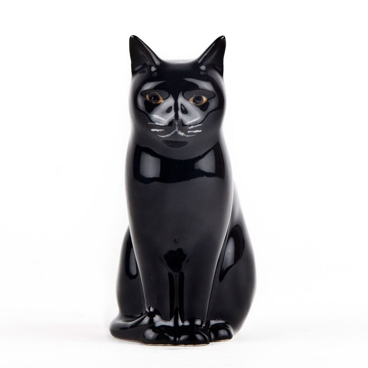 Lucky3figure 黒猫のフィギュア Quail Ceramics 猫雑貨 猫グッズ 猫好き 置物 ミニチュア フィギュア 雑貨 インテリア 黒猫 ネコ ねこ おしゃれ おもしろ モダン アニマル 海外 北欧 陶器 プレゼント ギフト 誕生日 記念日 Crunchusers Com