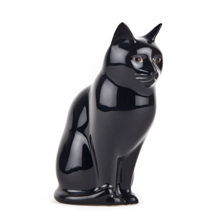 Lucky3figure 黒猫のフィギュア Quail Ceramics 猫雑貨 猫グッズ 猫好き 置物 ミニチュア フィギュア 雑貨 インテリア 黒猫 ネコ ねこ おしゃれ おもしろ モダン アニマル 海外 北欧 陶器 プレゼント ギフト 誕生日 記念日 Kerclaim Com