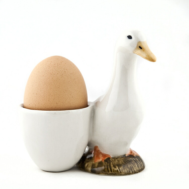 【P10倍】 Quail Ceramics クエールセラミックス 英国ブランド アヒル 北京ダック エッグエッグスタンド 雑貨 グッズ 陶器 北欧 かわいい おもしろ 卵入れ ダイニング あひる 鳥 動物 食器 食卓 プレゼント 誕生日 記念日 引っ越し祝い ギフト海外インテリア