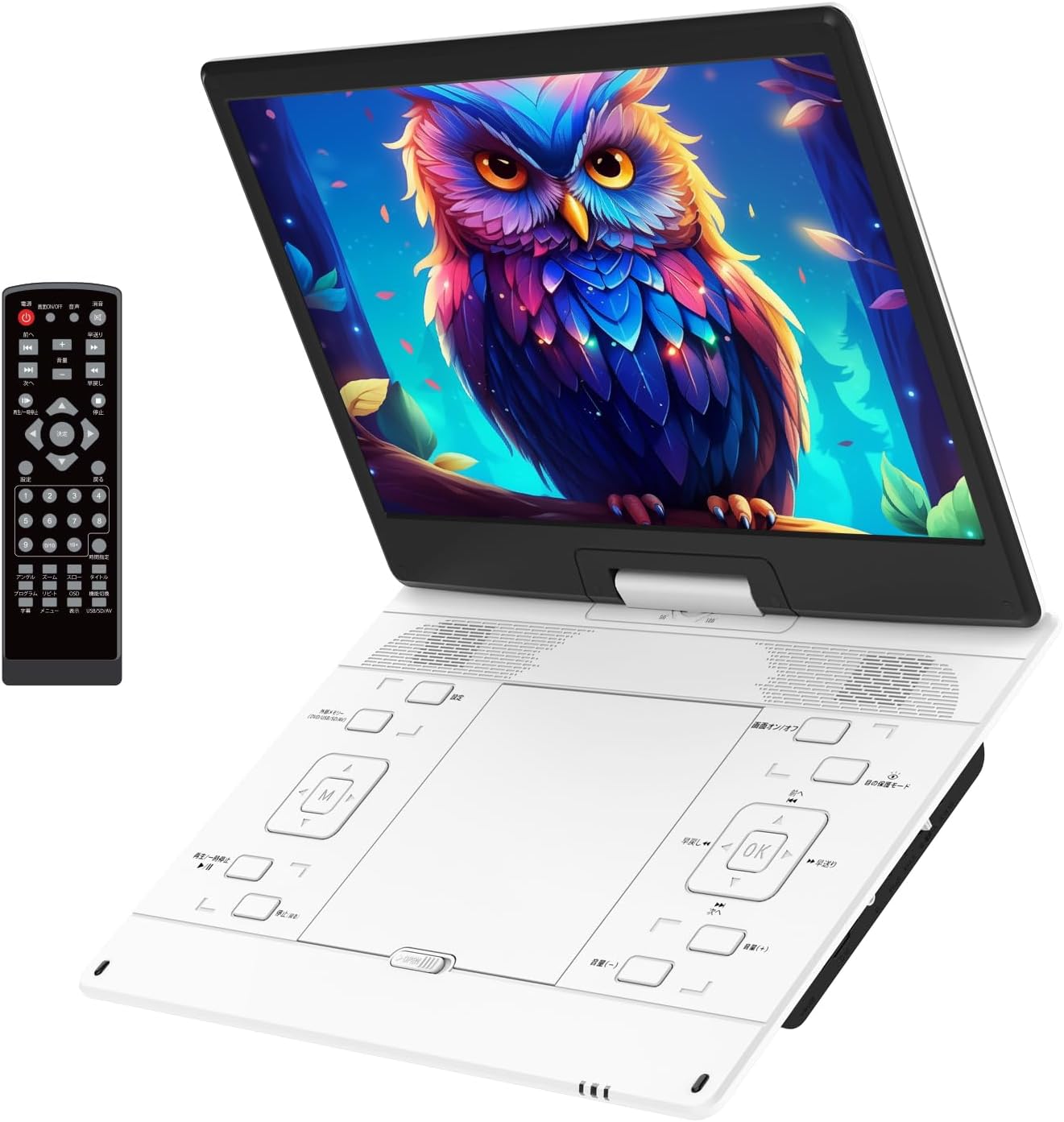 楽天市場】【2025強化版・15.4インチ大画面】ポータブルDVD
